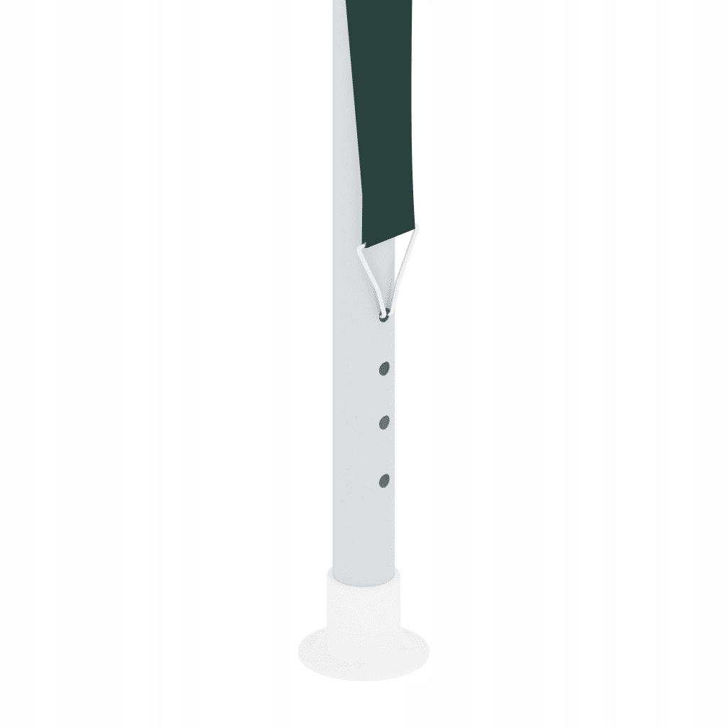 Namiot imprezowy ze ściankami, 2x2 m, zielony, 90 g/m² Liczba okien brak