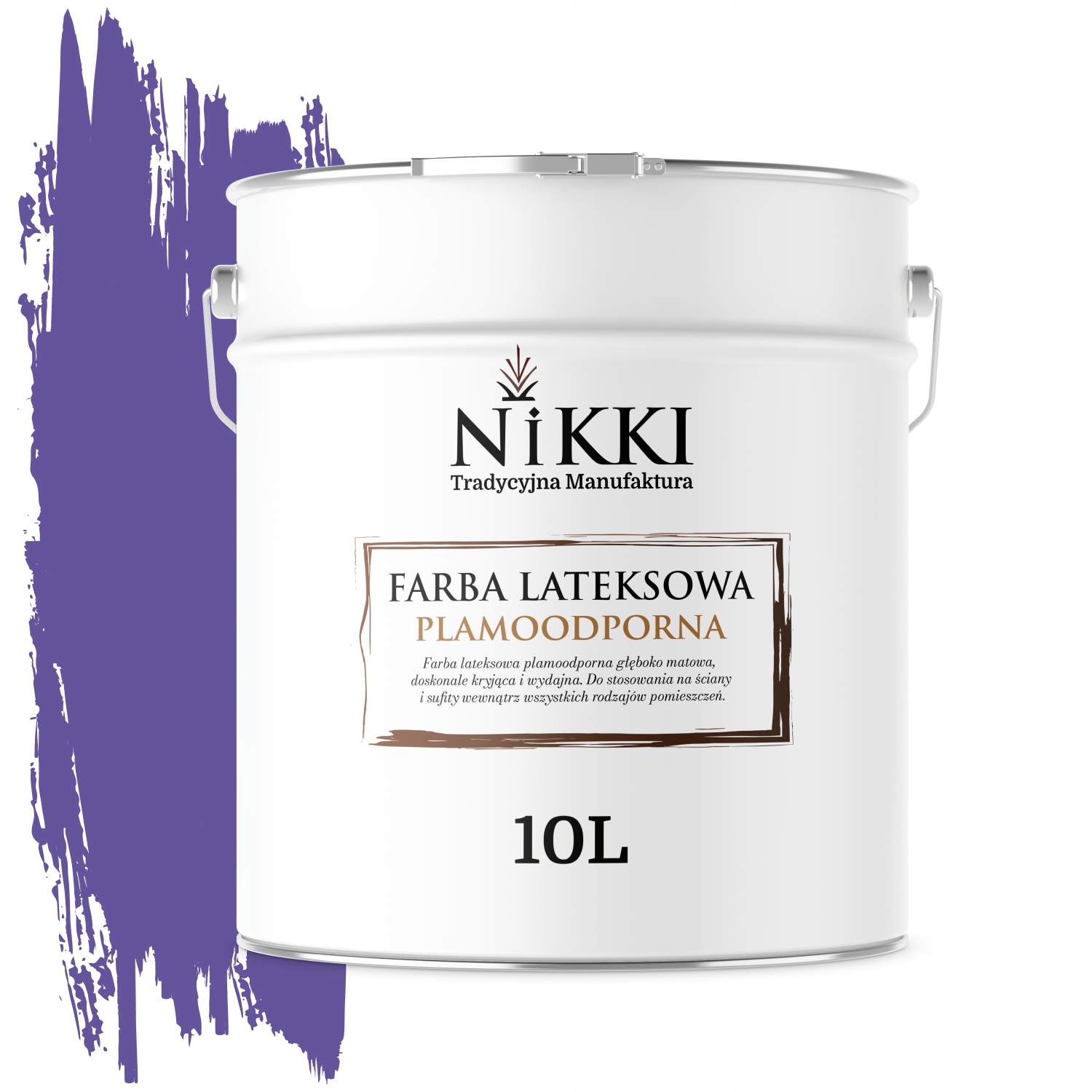 Barva Odolná Vůči Skvrnám, Purpurová Barva, H2711 10L, Hluboký Mat Na Stěny