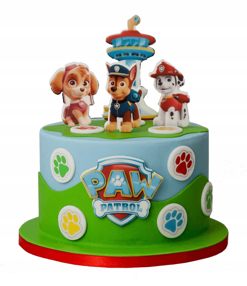 Sada na zdobení dortu Tlapková patrola 2D 13 ks