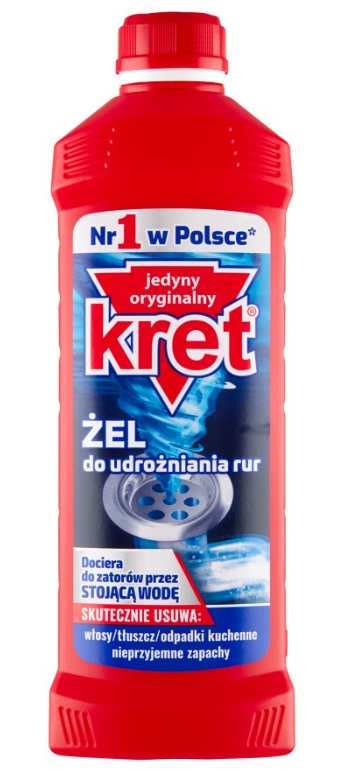 

Kret Żel do udrożniania rur 500 g