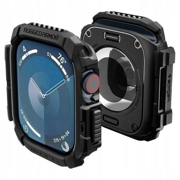 Spigen Rugged Armor Apple Watch 10 11 42mm czarny/black ACS08585