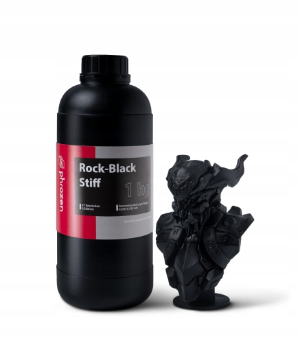 Uv živica Phrozen Stiff Rock Black 1 kg 1 l pre 3D tlačiareň