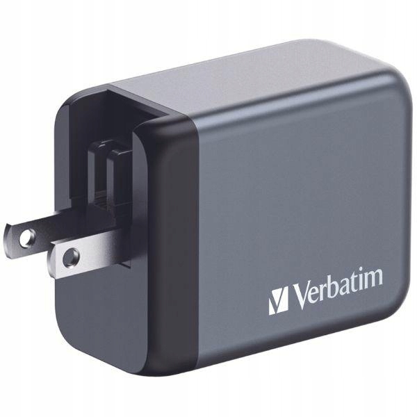 Verbatim Síťová nabíječka GaN 65W 2xUSB-C/USB-A adaptér Eu/uk/us GNC-65