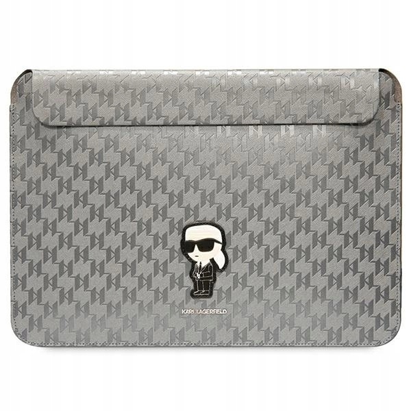 Karl Lagerfeld Sleeve KLCS14SAKHPKG 14 stříbrný/silver Saffiano Monogram Iko