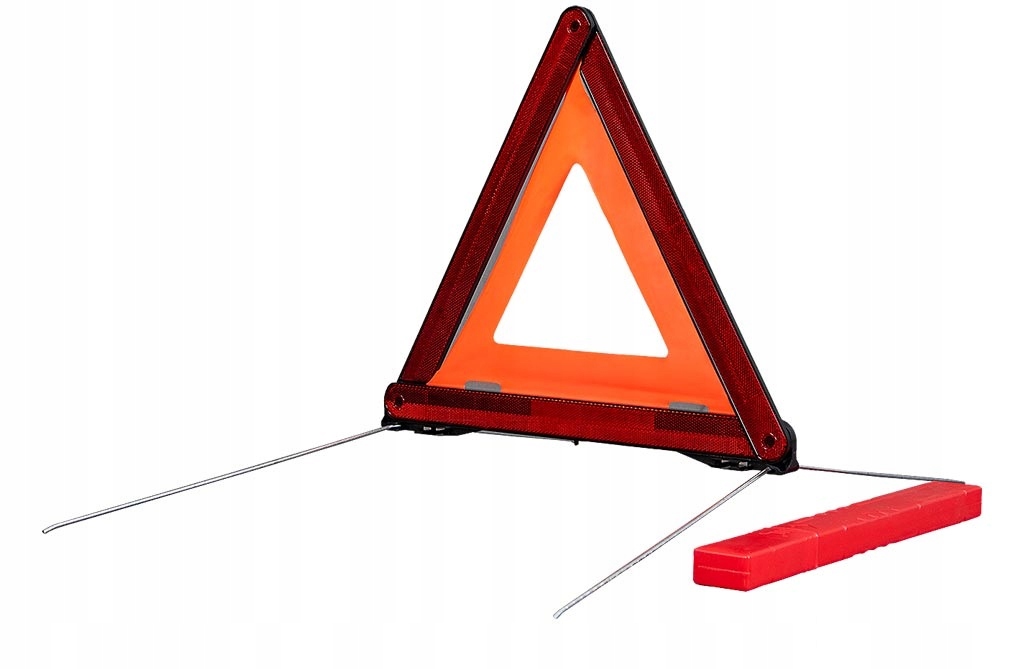 Trójkąt Ostrzegawczy Micro Stabilny i Odblaskowy - Bezpieczeństwo na Drodze