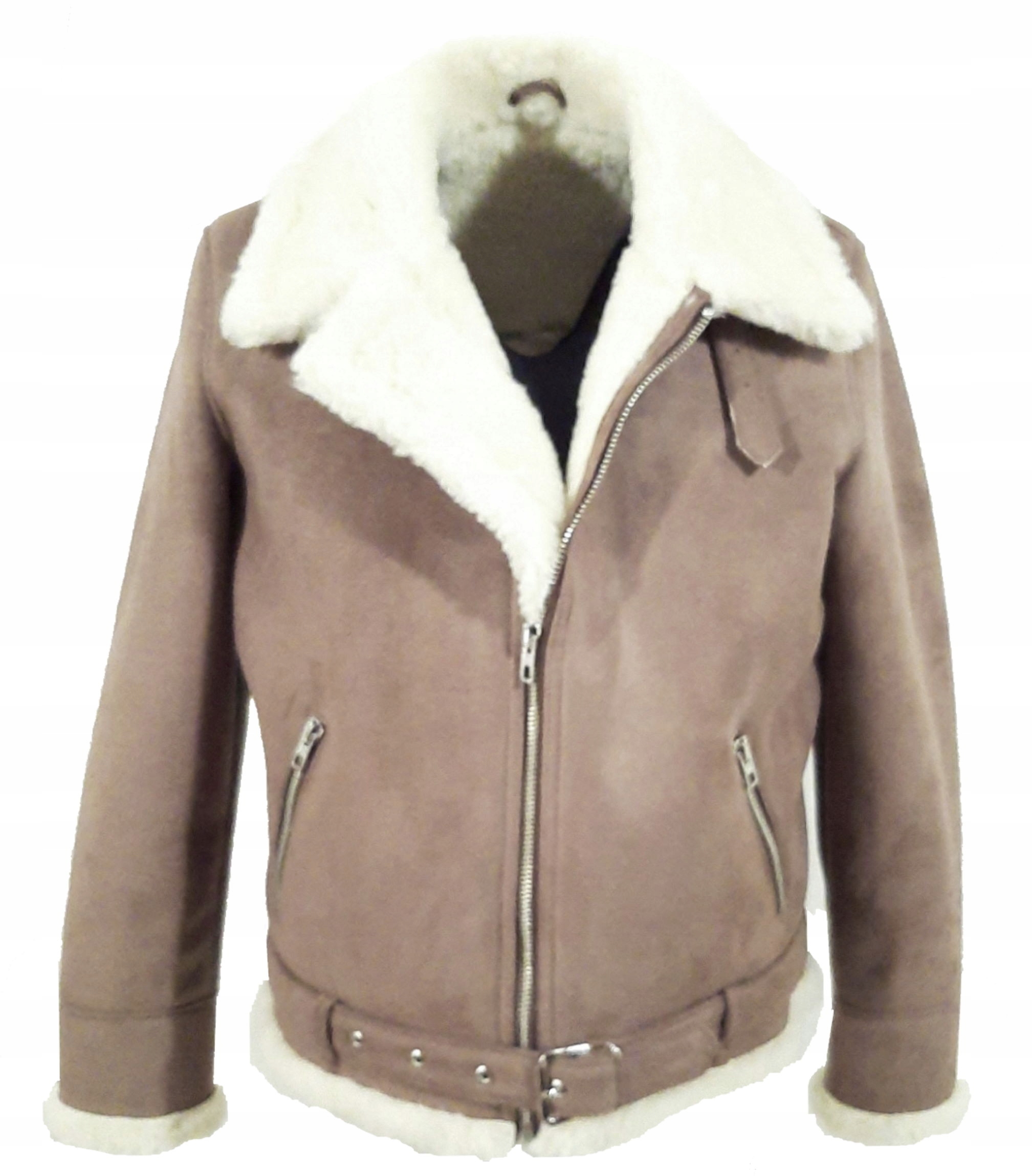 

Pilotka Zimowa Męska Kurtka Ramoneska Brąz