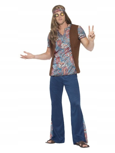 Hippy Kostým Hippy Child Květina 70. Léta