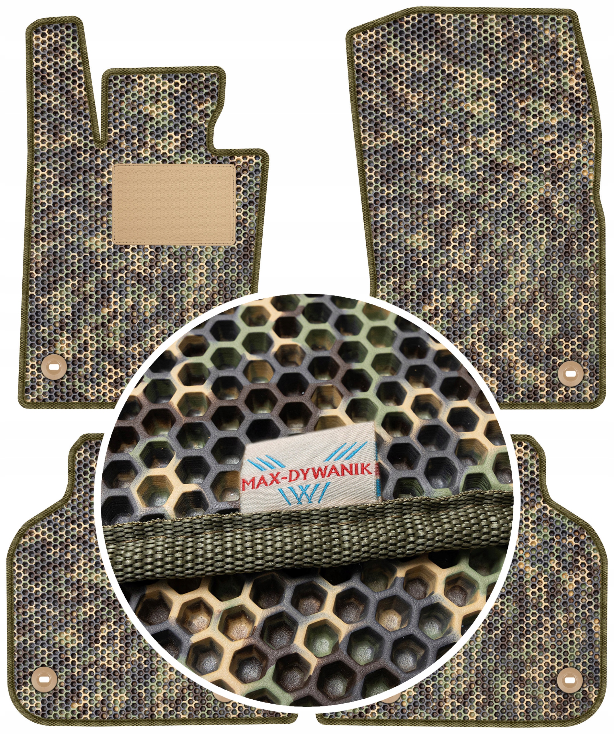 Rolls Royce Ghost I Sedan 2009-2020 Gumové rohože do auta Eva Moro