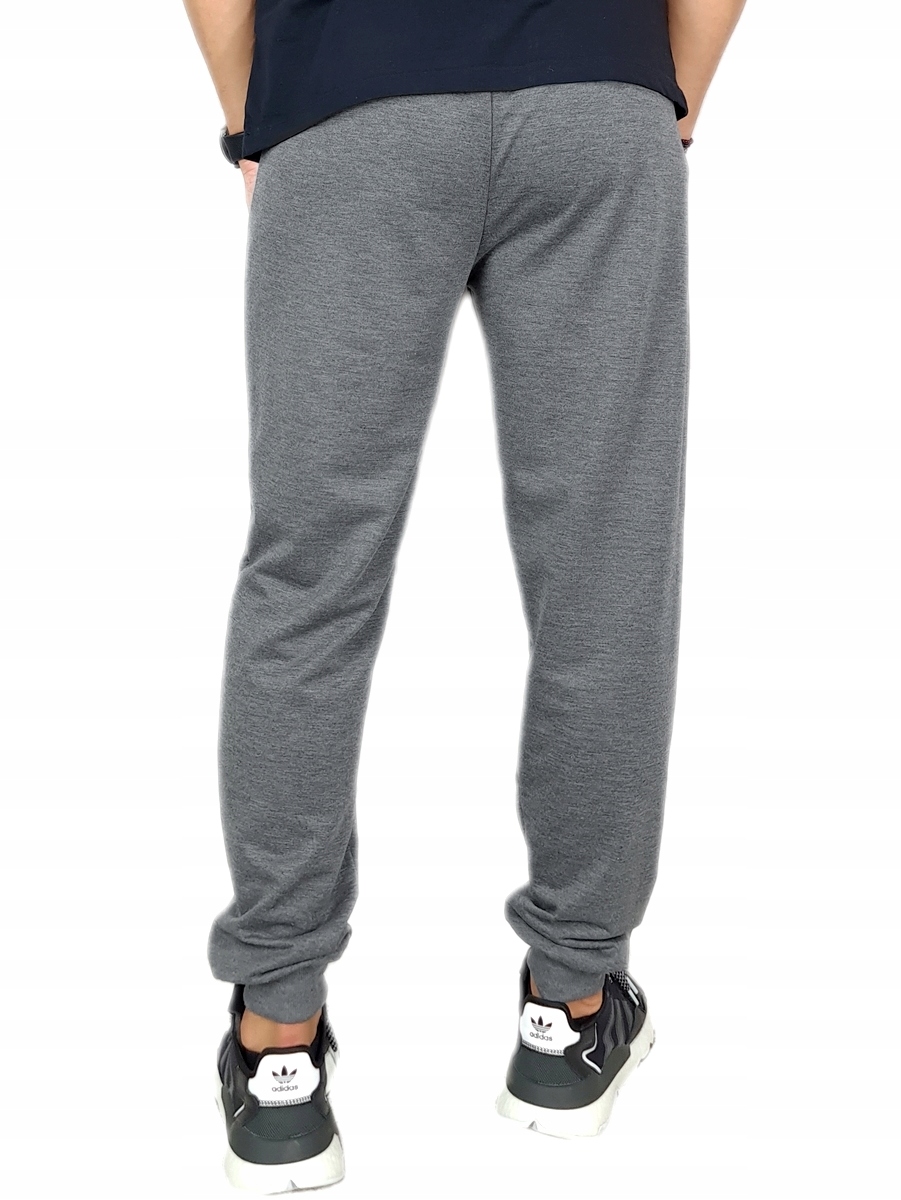 SPODNIE DRESOWE MĘSKIE DRESY modne jogger KIESZENIE NA ZAMEK wygodne - L/XL Rozmiar L/XL