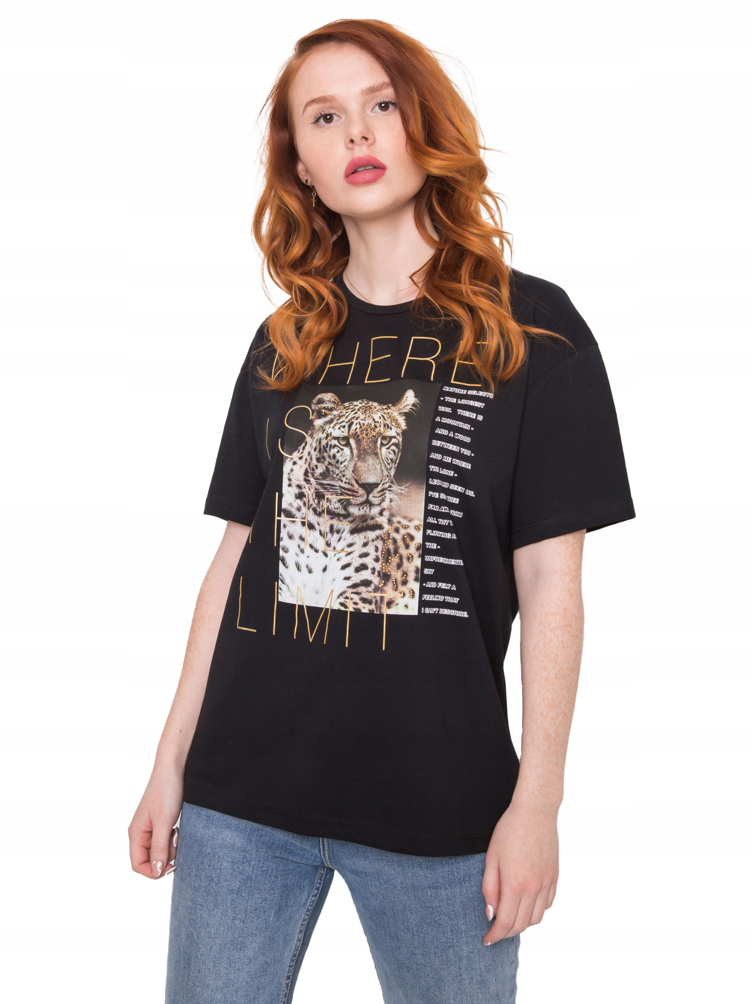 

Koszulka Damska bawełniany T-shirt print - S