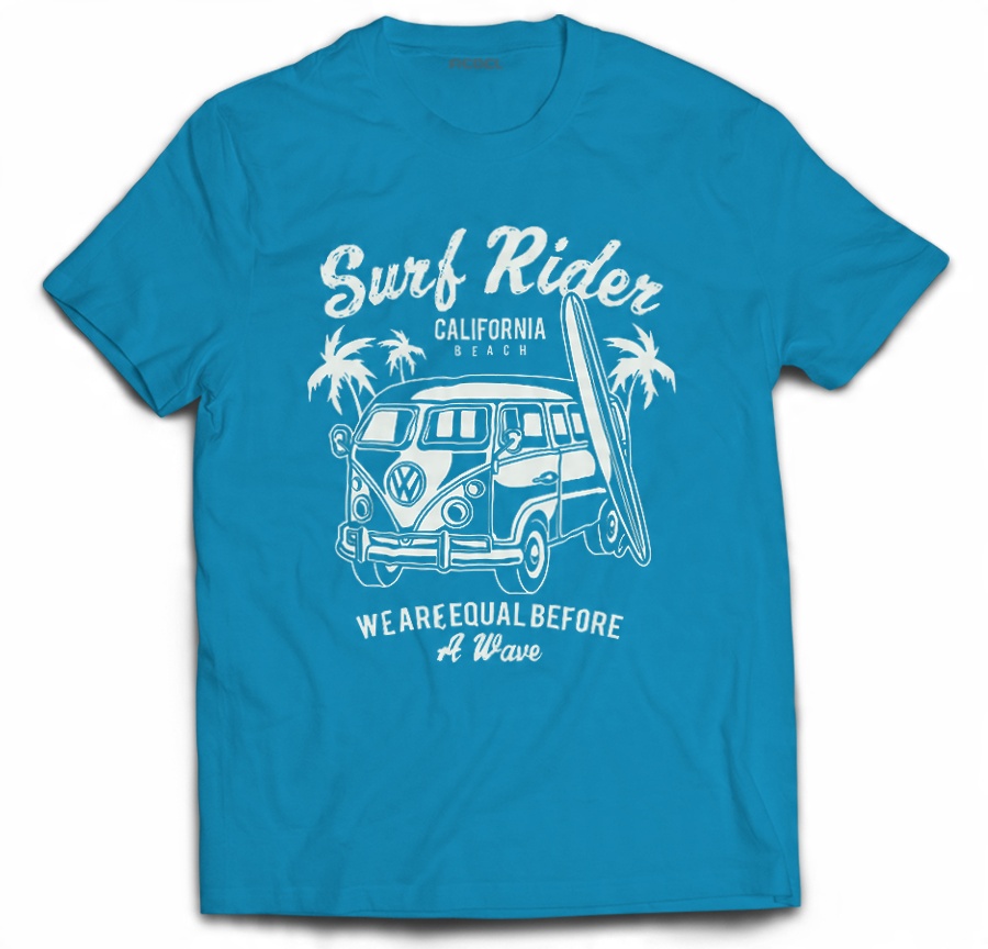 

Tshirt Auto Van Surfer Surfing Wave Fala XXL