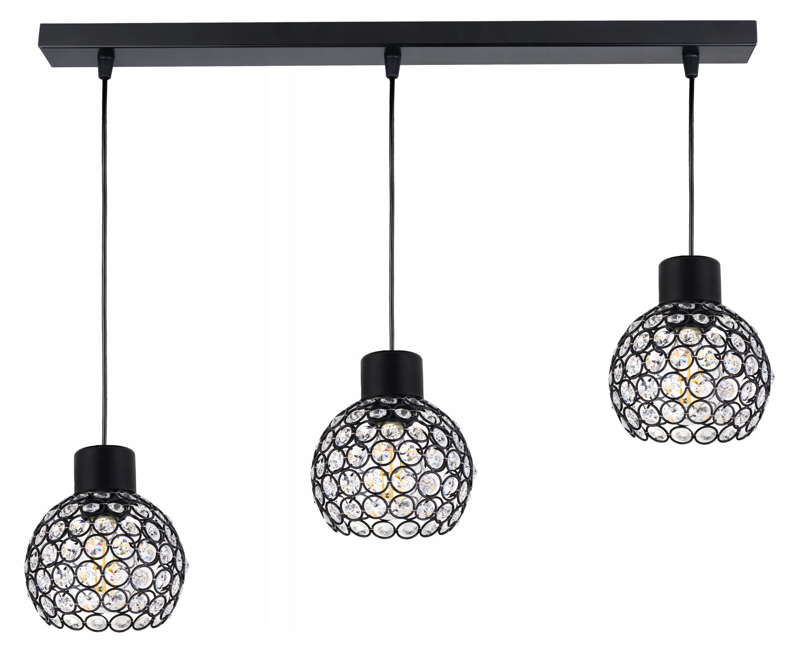 závěsné stropní svítidlo Zwis Lustr Křišťál Loft