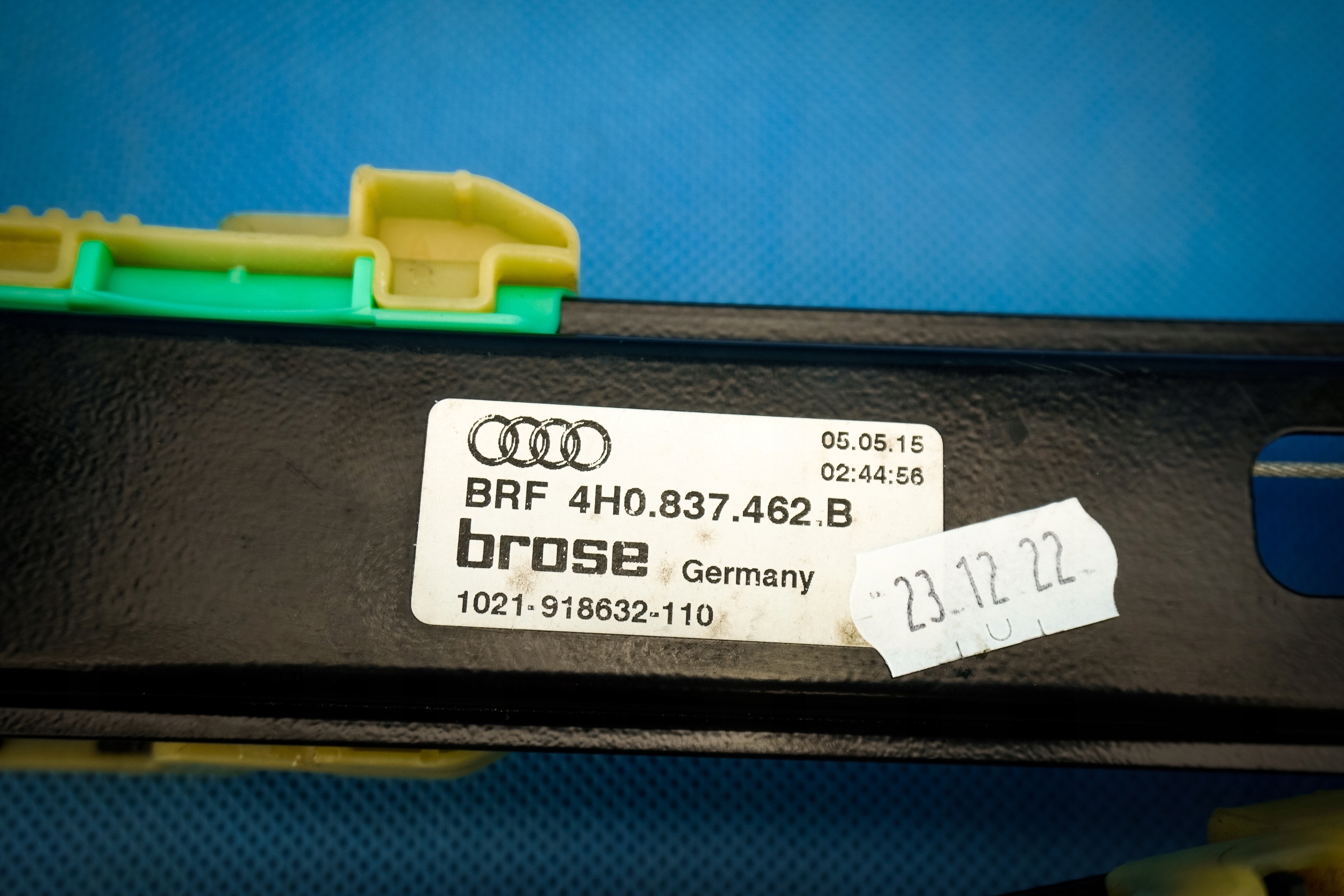 mechanism window regulator front Audi A8 4H0837462B