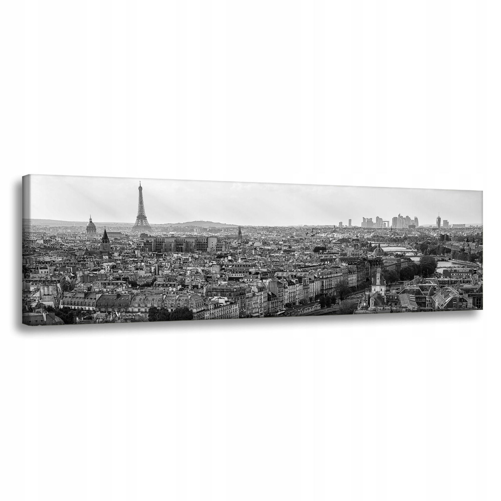 Obraz na plátně Architektura Paříž černobílá Francie Evropa 150x50 cm
