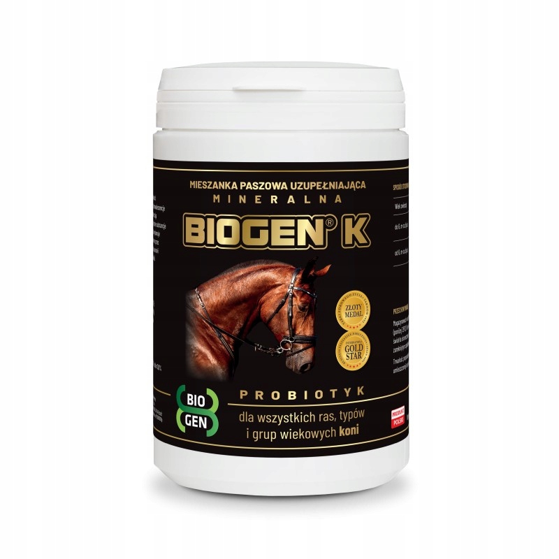 Biogen K 1000 g Probiotyki dla koni 1 kg