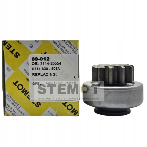 Zespół sprzęgający rozrusznika bendiks STEMOT 09-012 SD2013P SD2028 138958