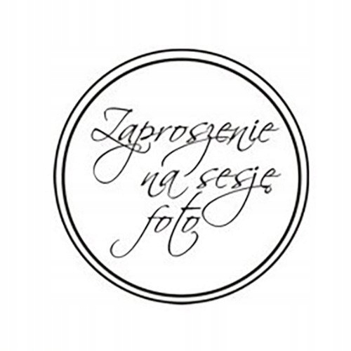 Stempel polimerowy Zaproszenie na sesję foto