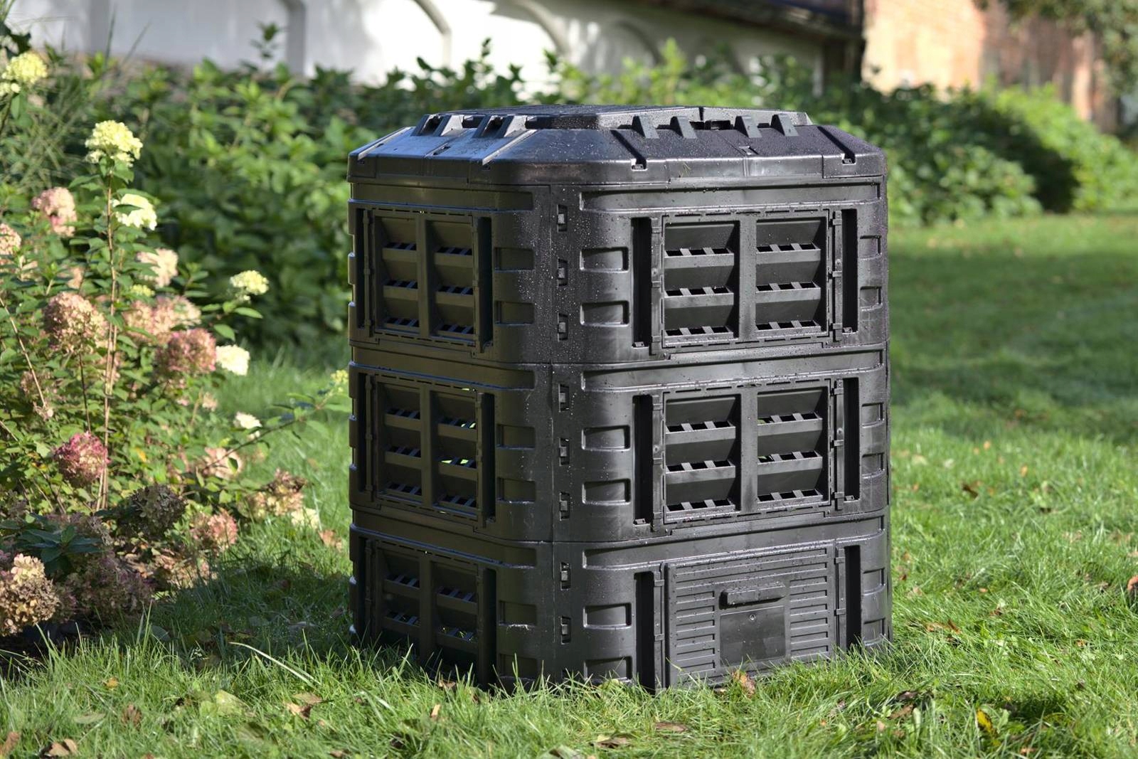 Kompostownik MODULARNY CAŁOROCZNY MROZOODPORNY 860l PATROL GROUP Kolor czarny