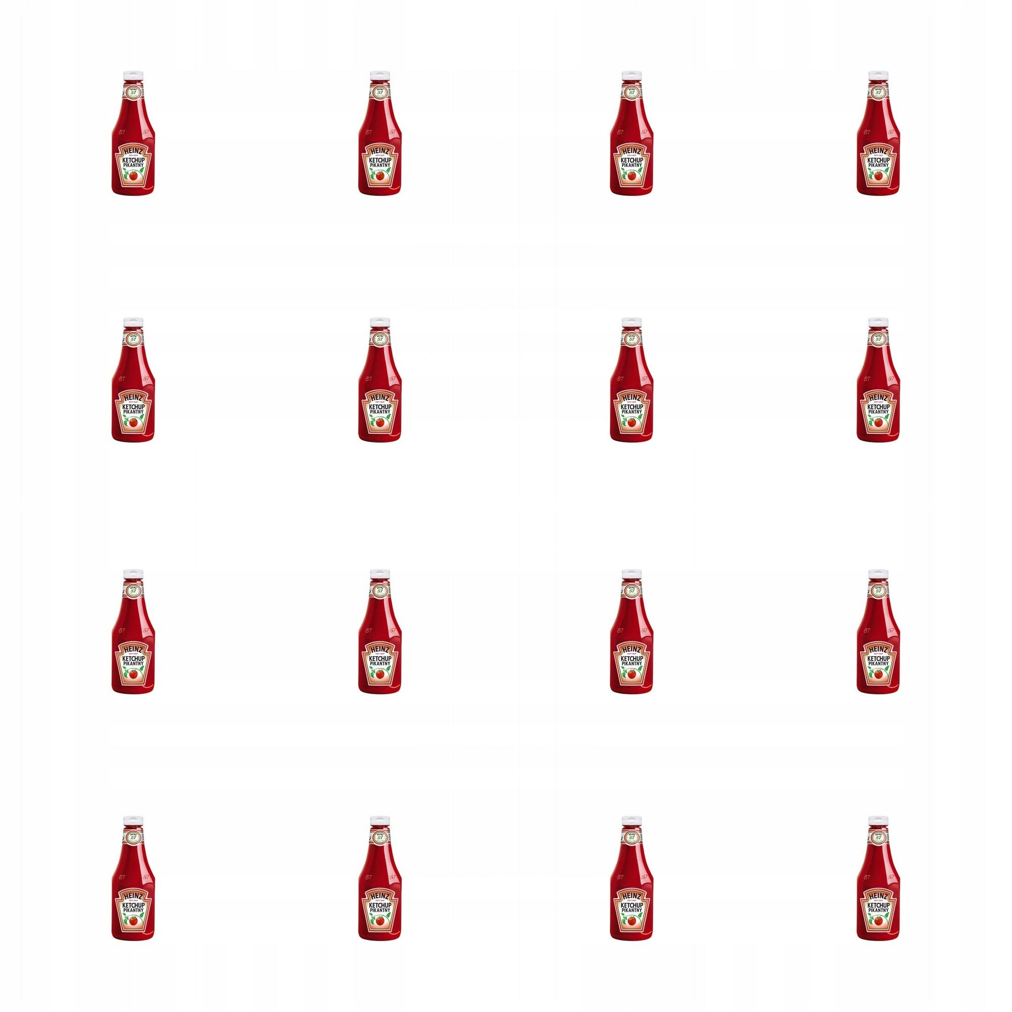 4x 1000g Heinz ketchup pikantny Karton