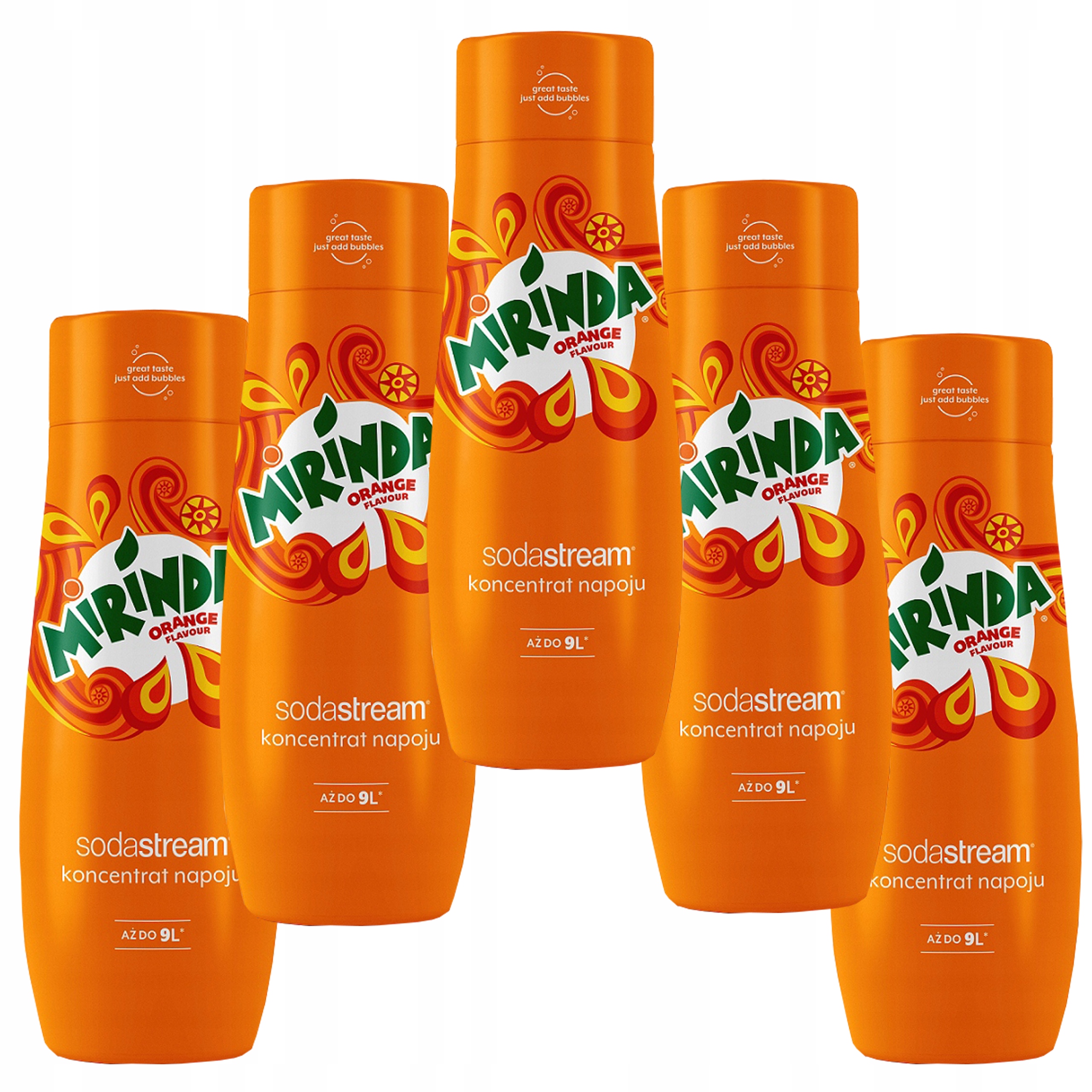 

Syrop koncentrat SodaStream Mirinda 440ML 5 szt.