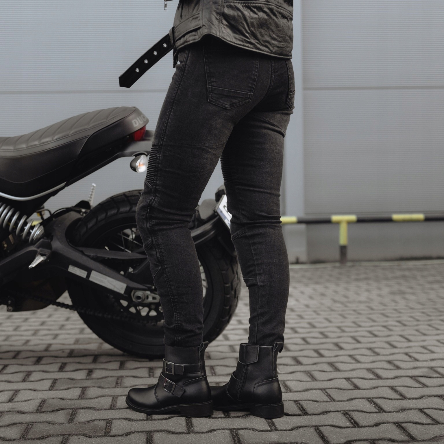 SPODNIE MOTOCYKLOWE | OZONE AGNESS II | DAMSKIE JEANSY SLIM FIT + GRATIS Rozmiar 44/30