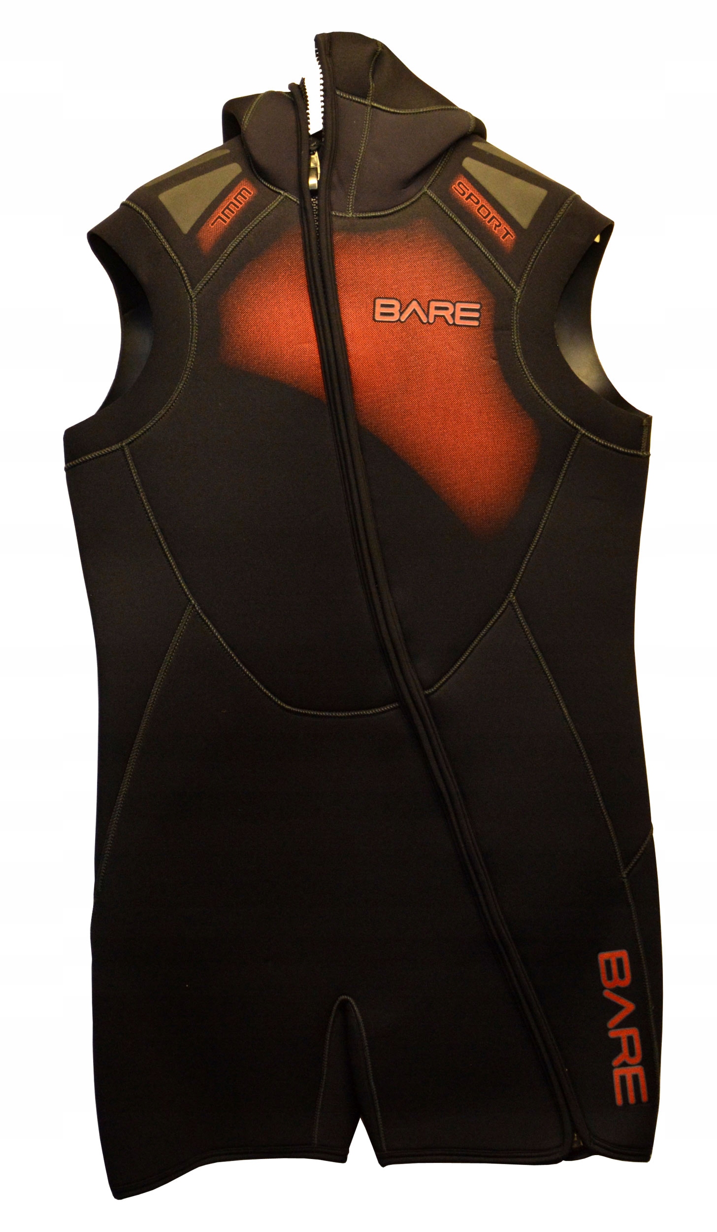 Oteplovač s kapucí Bare Sport 7 mm pánský Lt