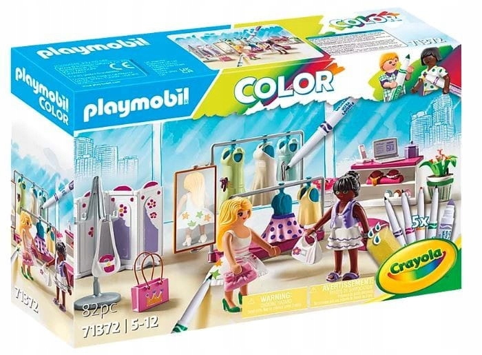 PLAYMOBIL 71372 COLOR Crayola Butik z odzieżą