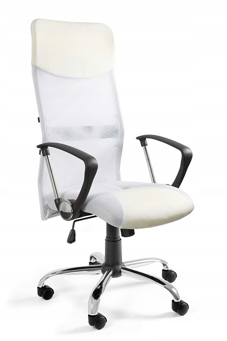 Fotel biurowy biały obrotowy różne kolory design