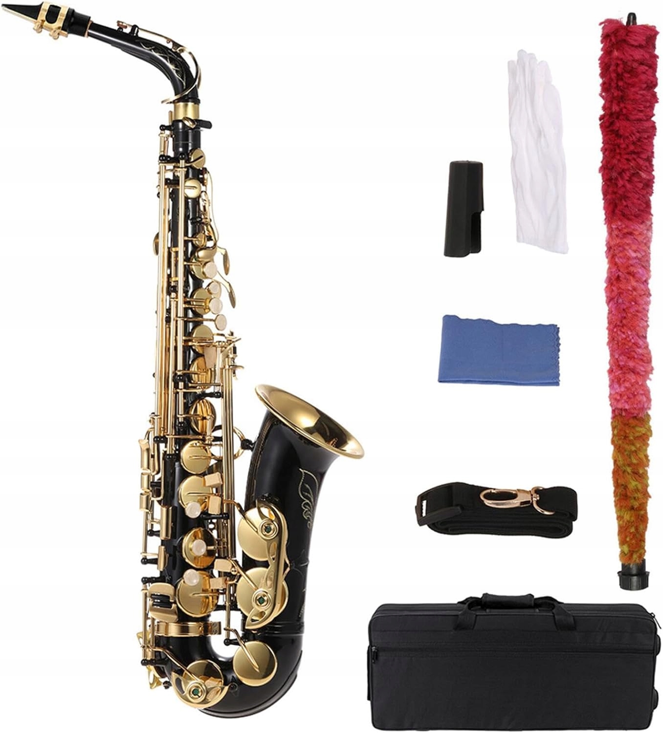 Summina саксофон Eb Alto Sax латунь лакированная золото 82z ключ
