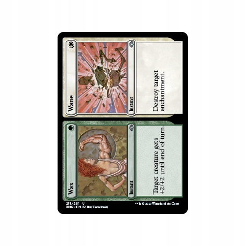 Mtg 4x Wax Wane (u)