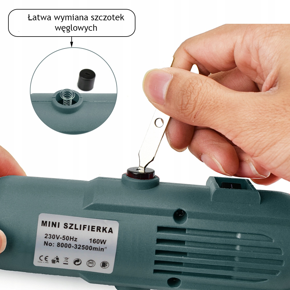 MULTISZLIFIERKA MINI-SZLIFIERKA WIERTARKA FREZARKA Maksymalna moc 270 W