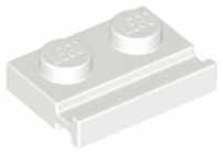 

Lego 32028 Płytka z szyną 1x2 Biały 4249563 1sztN