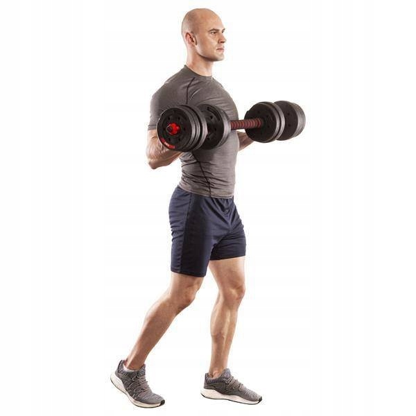 Sztangielki sztanga kompozyt SGP30 30 KG HMS Długość całkowita 47 cm