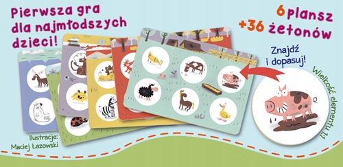 Kapitan Nauka Gra LOTERYJKA - ZWIERZĘTA 2+ Kod producenta 30542