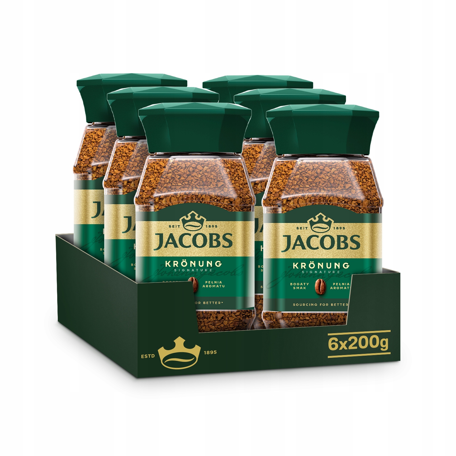Kawa rozpuszczalna Jacobs Kronung 6x 200 g