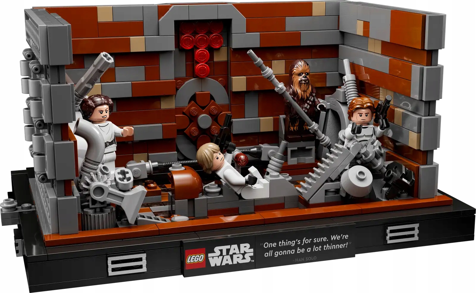 Lego Star Wars 75339 Diorama: Drtič odpadu na Hvězdě smrti