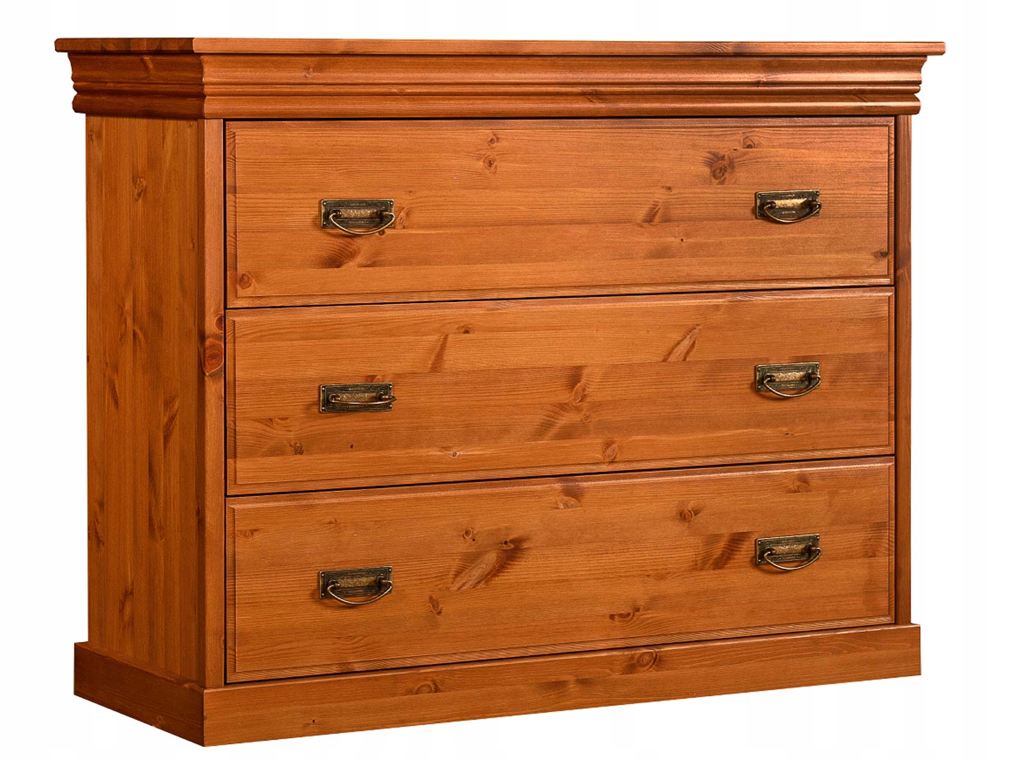 Sosnowa Mała Biała Komoda z Szufladami ANADI