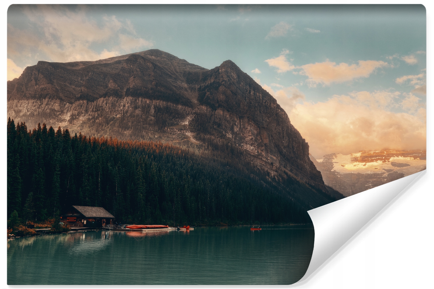 Nástěnná fototapeta Hory Jezero Krajina 3D 368x254
