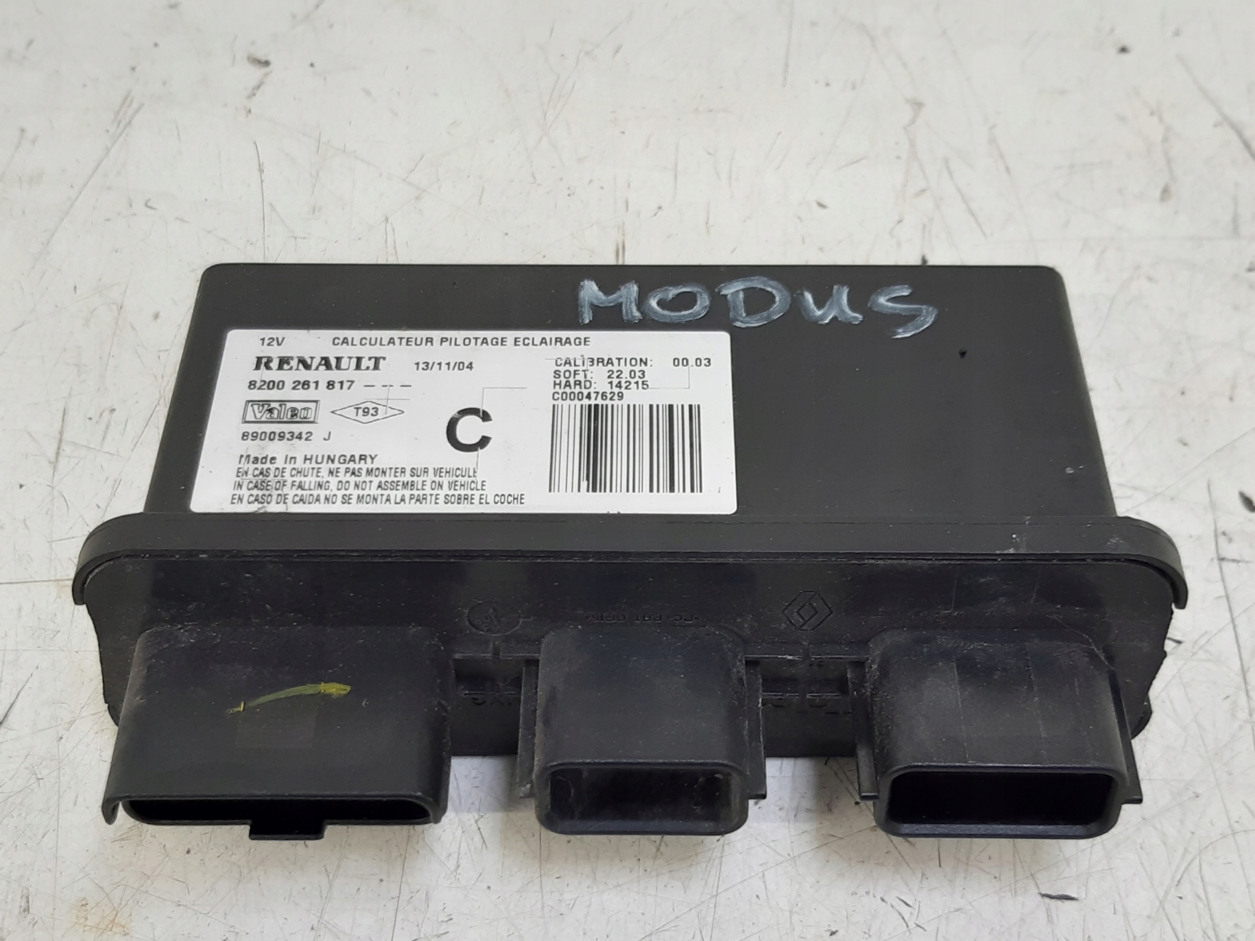 modul Leuchten 8200261817 Renault Modus