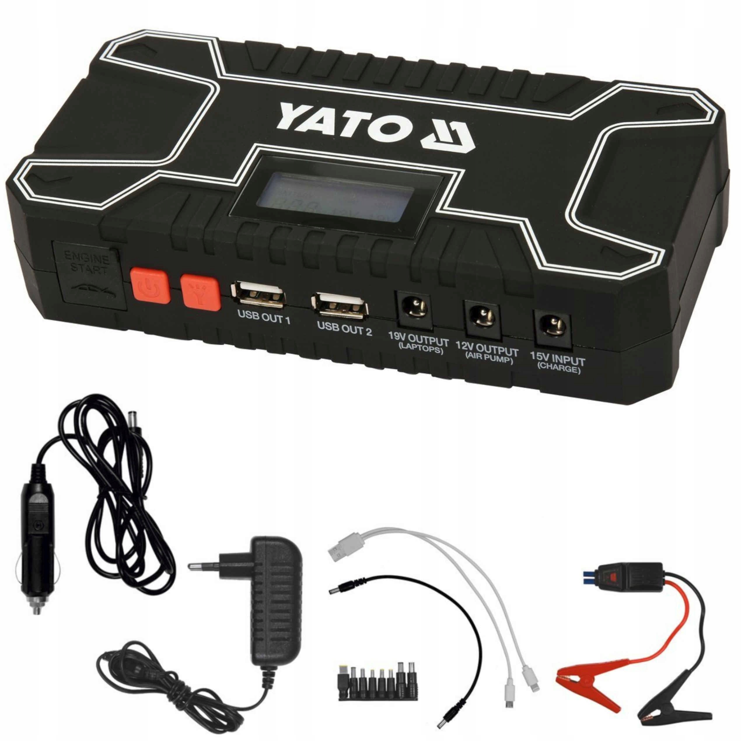 YATO POWER BANK 12000mAh / запуск