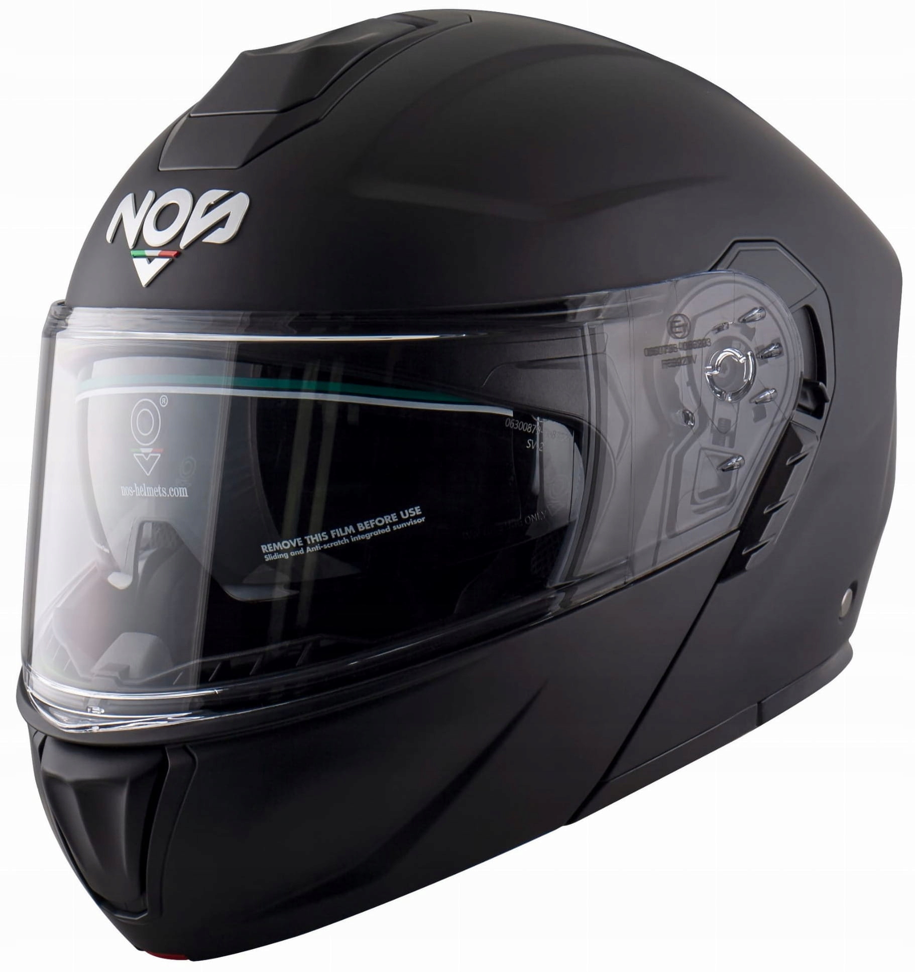 Nos NS-14 Čierna Matná Motocyklová Prilba Čierna Matná