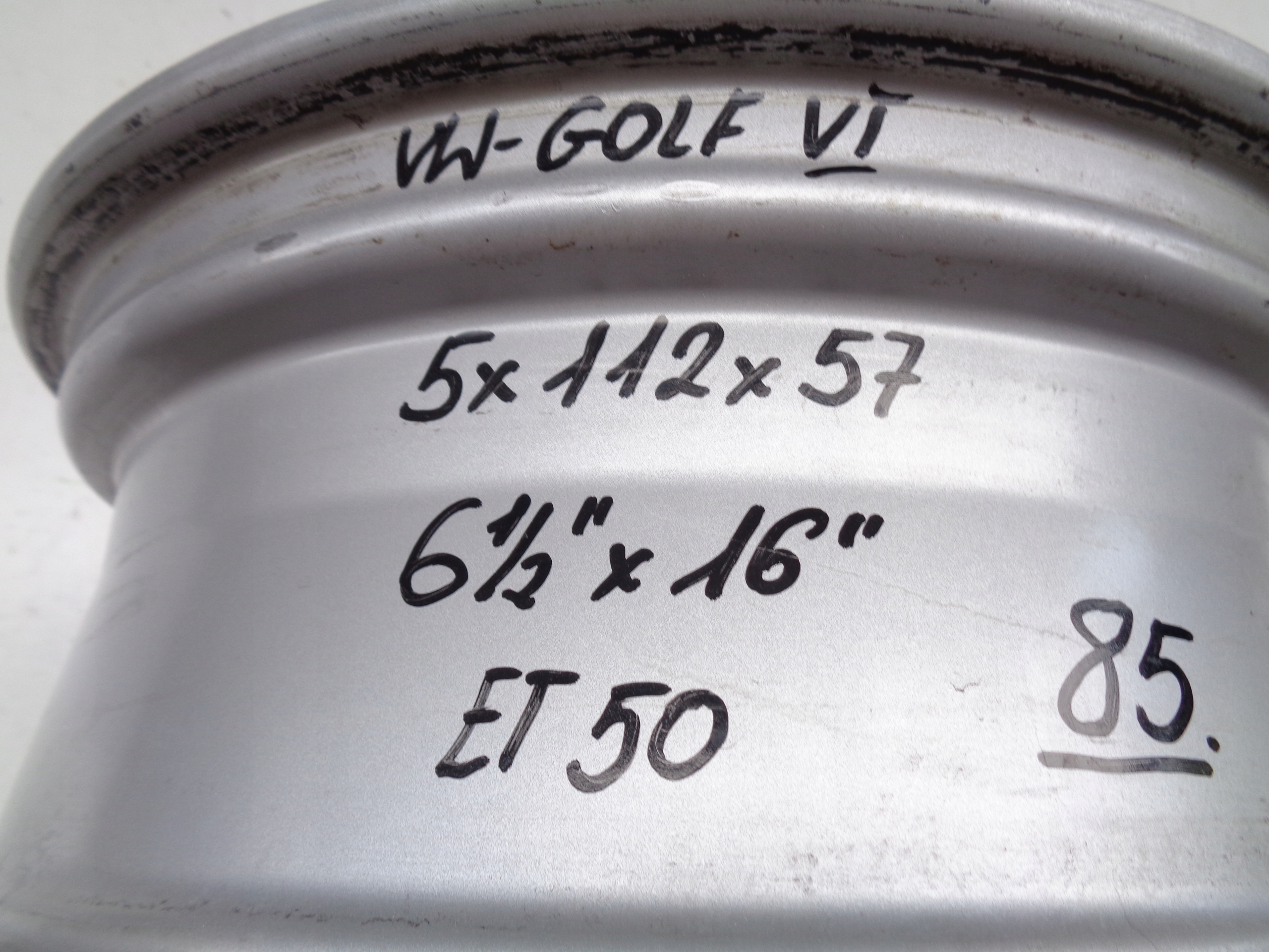 disk hliníkový VW 6,5JX16 ET50 5X112