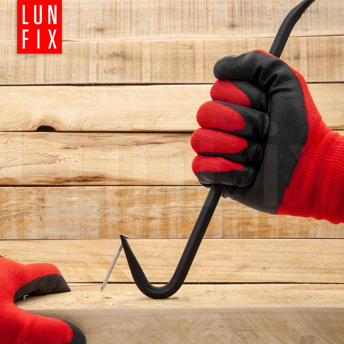 Łom 300mm wyciągacz do gwoździ łapka stalowa EAN (GTIN) 5904433777209