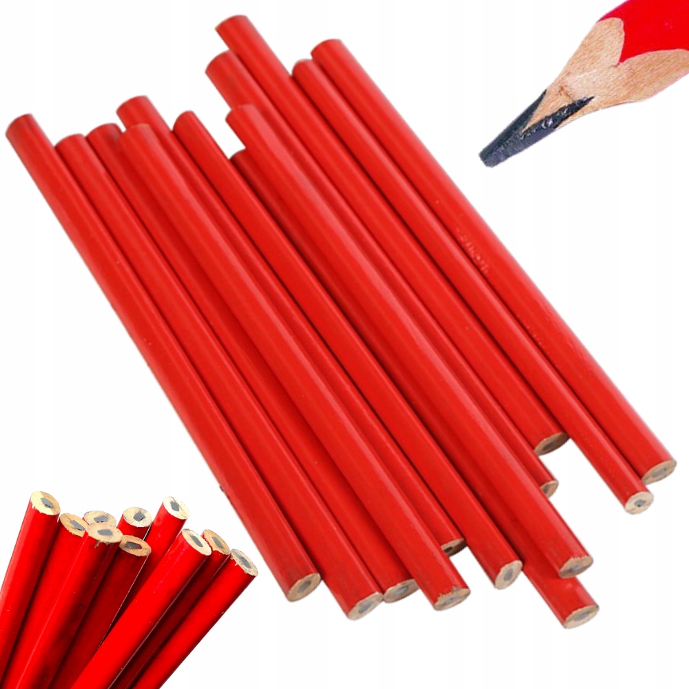 

Ołówek Stolarski Budowlany Ciesielski Zestaw 12szt