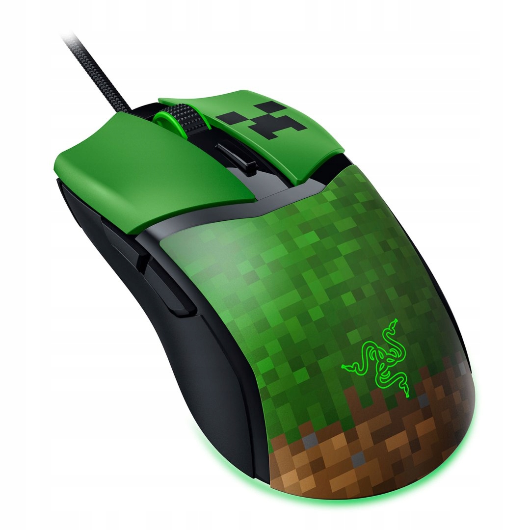 Razer Gaming Mouse Cobra Wired Minecraft Edition Razer