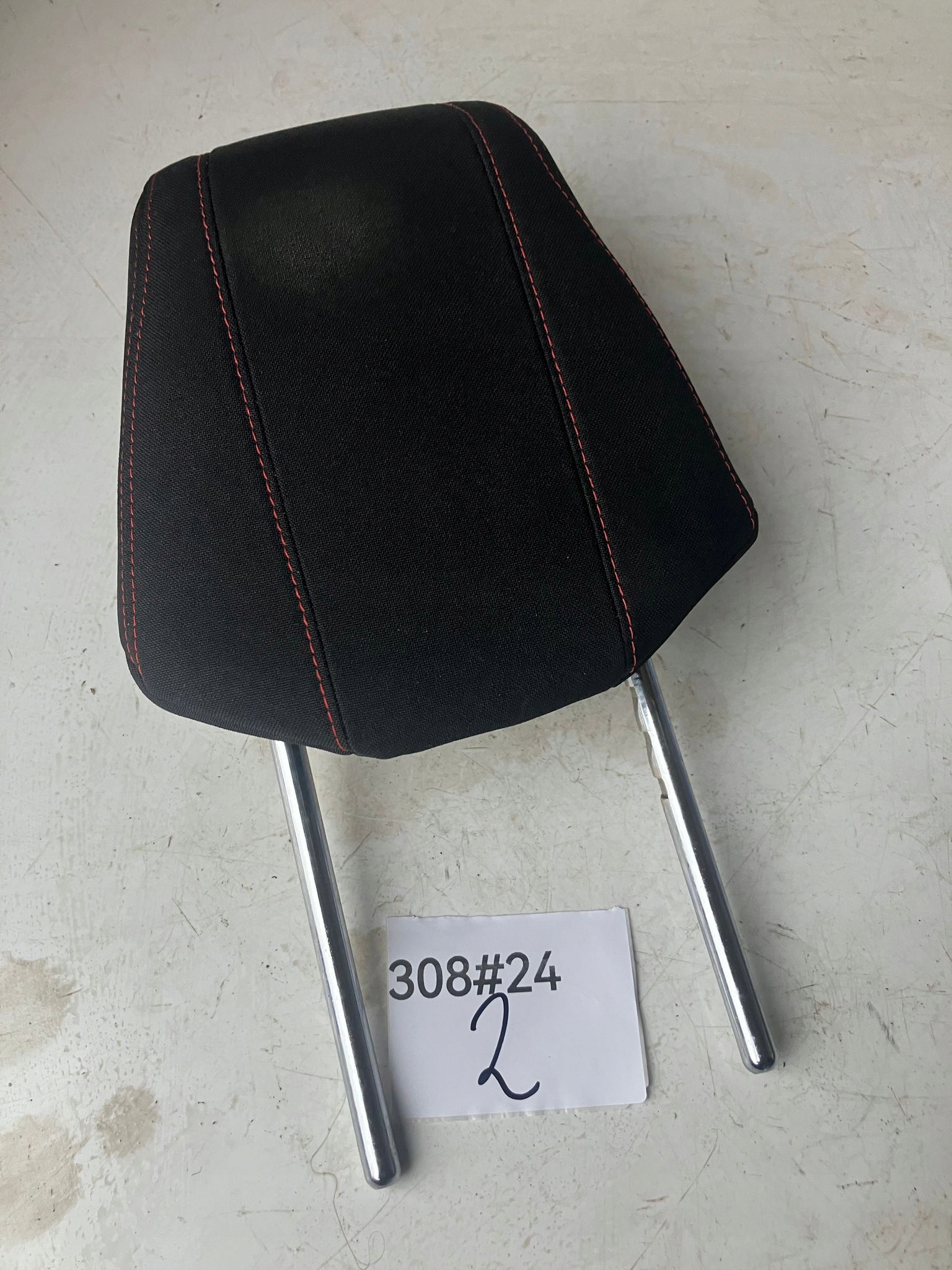rest seat #242 PEUGEOT 308 T9 front right left GT LINE red NITKA