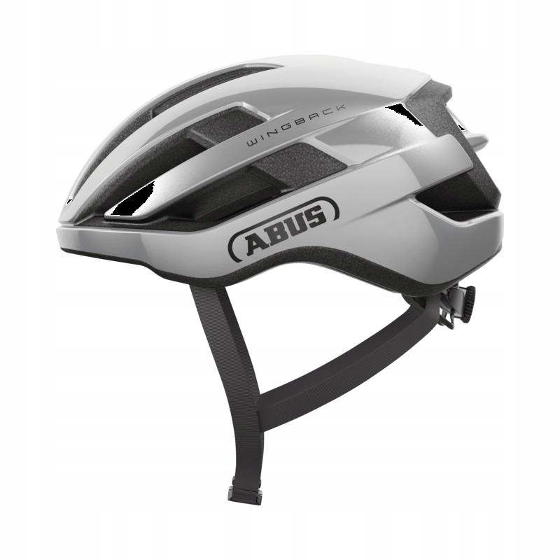 Abus Přilba WingBack silniční třpytivě stříbrná M (54-58 cm)