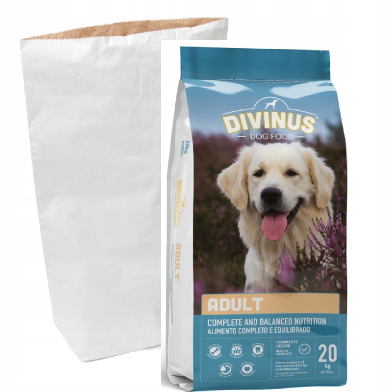 Divinus Adult dla psów dorosłych 20kg Worek Zastępczy
