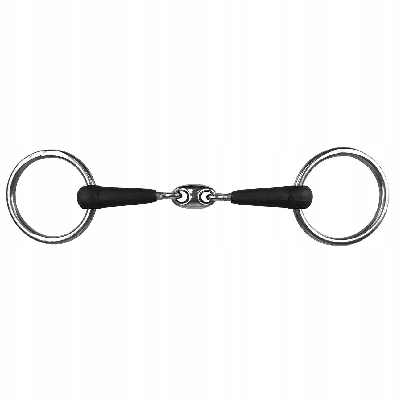 Wędzidło York gumowe podwójnie łamane 15 mm 13,5cm