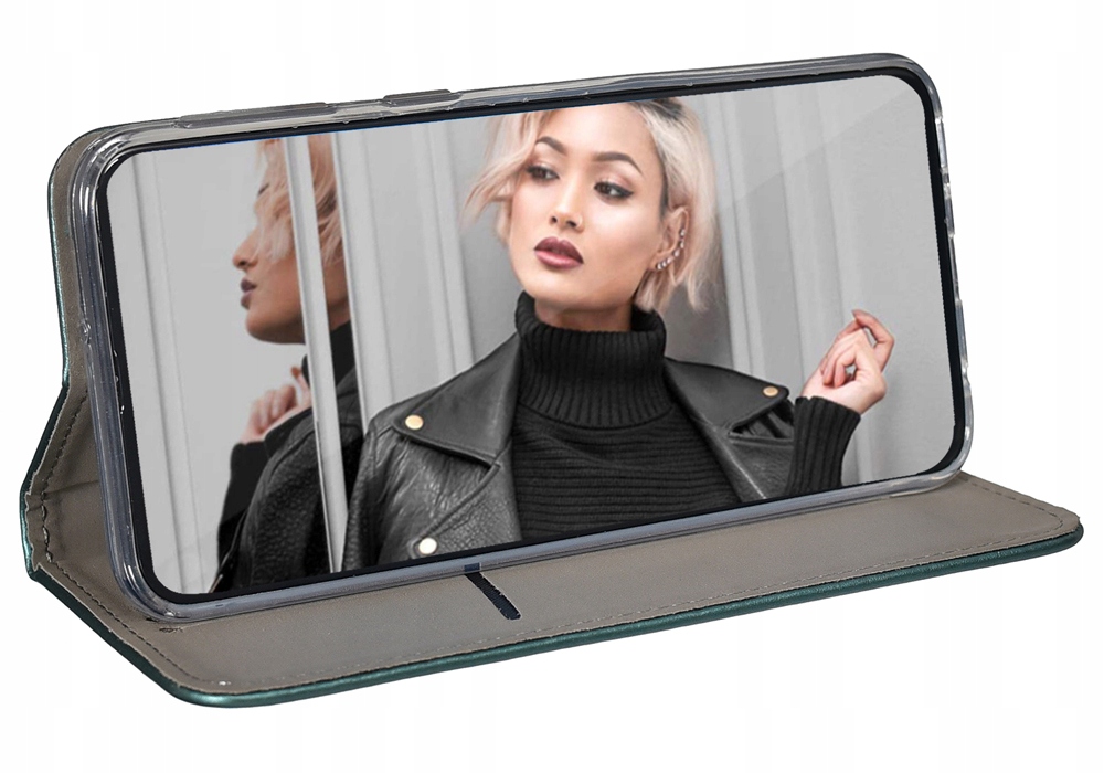 Etui skóra Magnet +SZKŁO do Samsung A52 5G / A52s Marka Inna